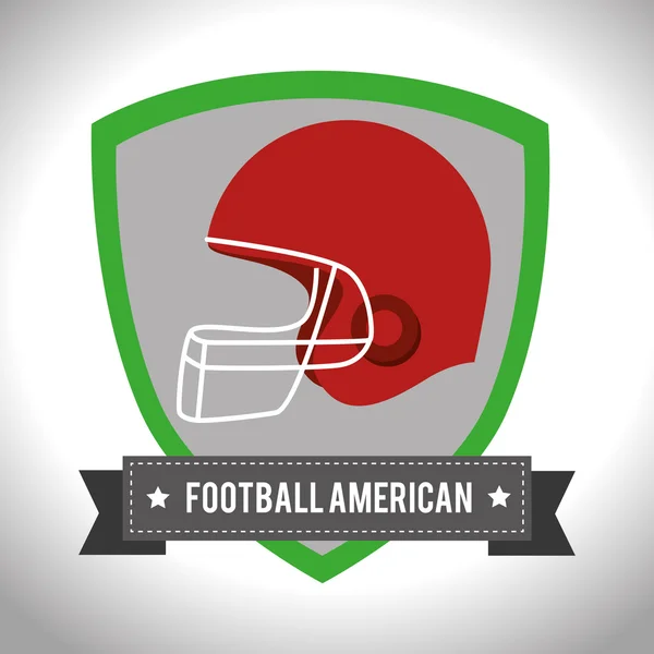 Futbol amerykański gry sportowe — Wektor stockowy