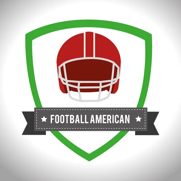 American Football gioco di sport — Vettoriale Stock