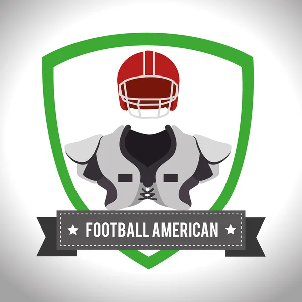 American Football sport game — Stock Vector