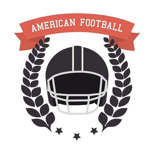 Futebol americano jogo de desporto —  Vetores de Stock