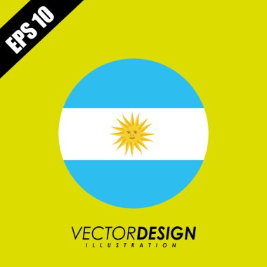 Bayrak simgesi tasarım 