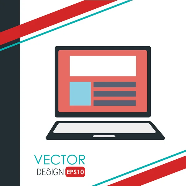 Diseño de icono de tecnología — Vector de stock