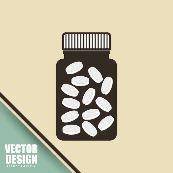 Medicinsk ikon design — Stock vektor