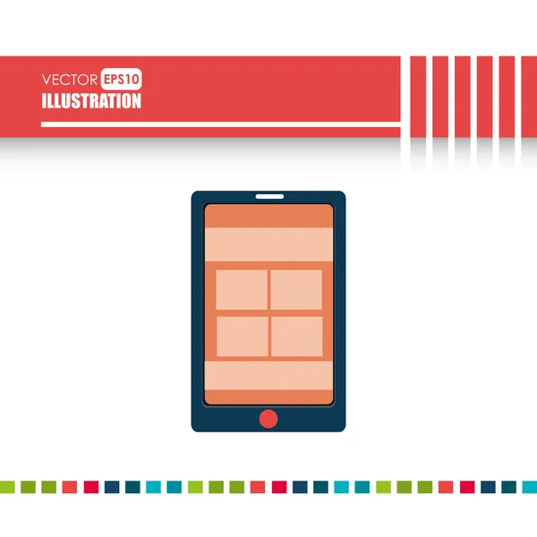 Diseño de icono de tecnología — Archivo Imágenes Vectoriales