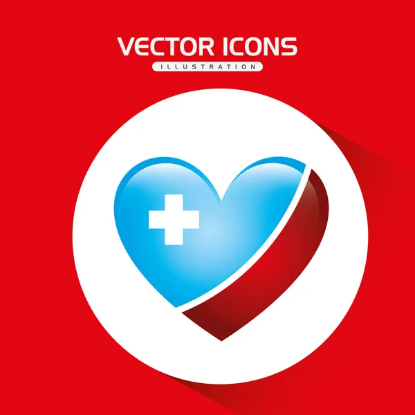 Design de ícone médico — Vetor de Stock