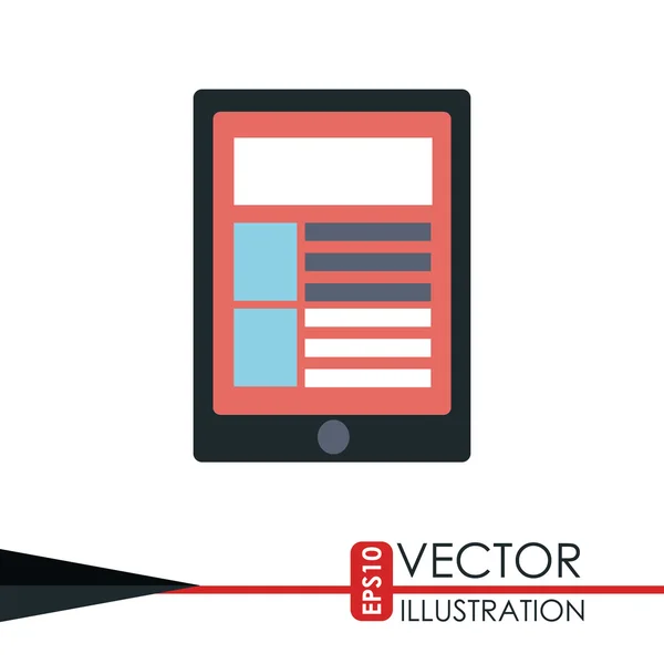 Pictogram technologieontwerp — Stockvector