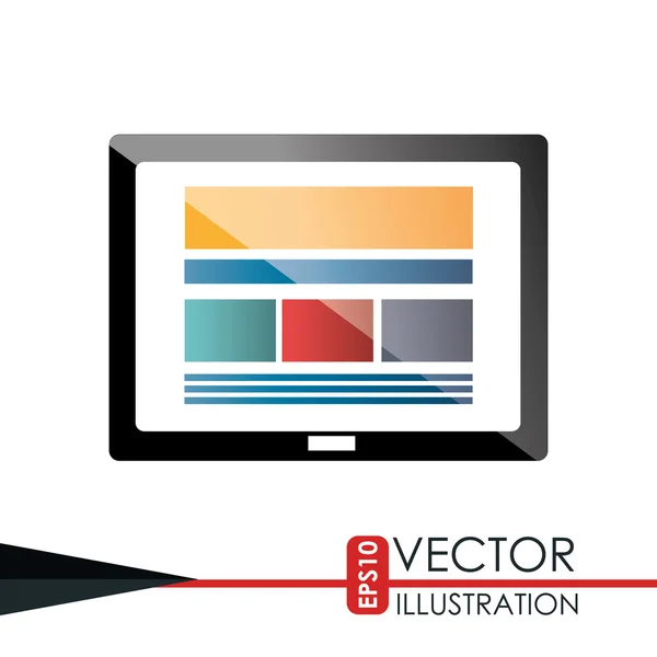 Technology Icon design — Stock Vector