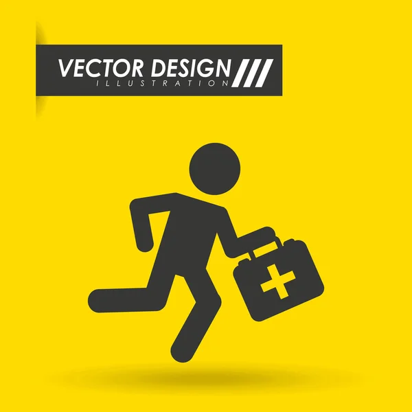 Diseño del icono médico — Vector de stock