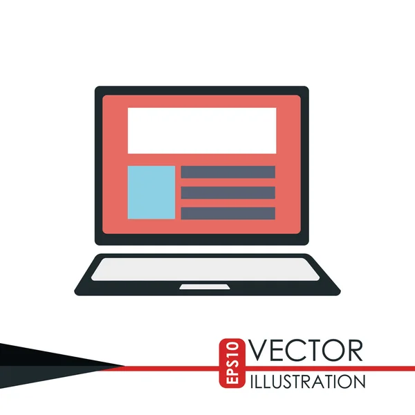 Diseño de icono de tecnología — Vector de stock