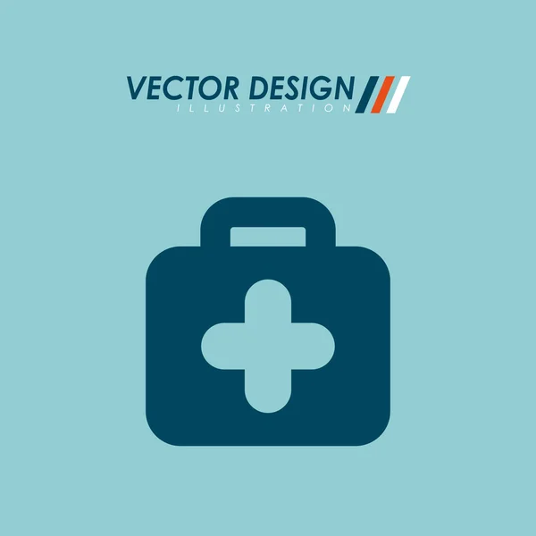 Medyczne ikona designu — Wektor stockowy