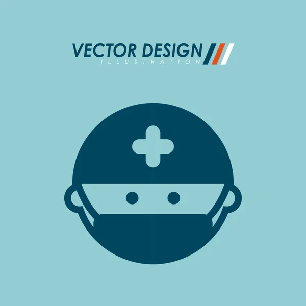 Icône médicale design — Image vectorielle