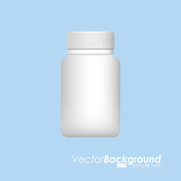 Plastflaska design — Stock vektor