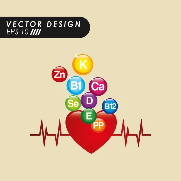 Diseño del icono médico — Vector de stock