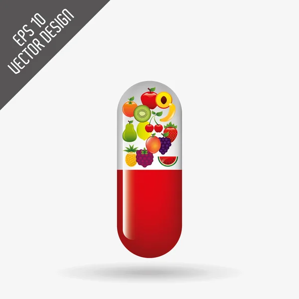 Medicinsk ikon design — Stock vektor