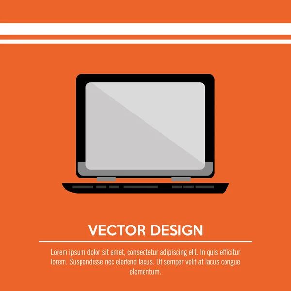 Diseño de icono de tecnología — Archivo Imágenes Vectoriales