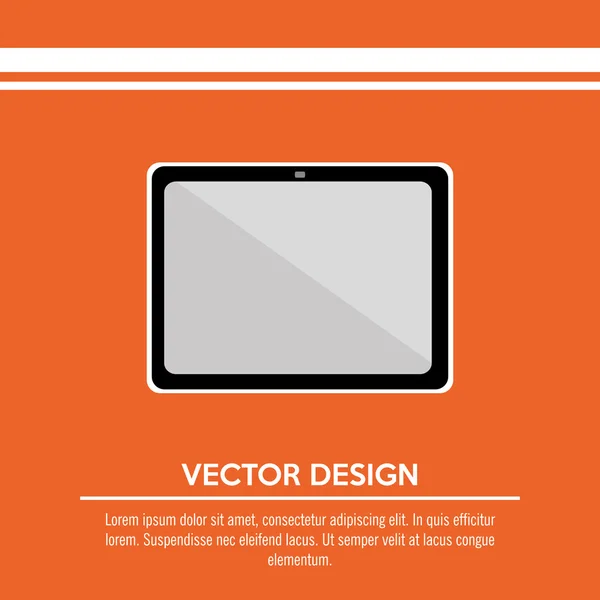 Diseño de icono de tecnología — Archivo Imágenes Vectoriales