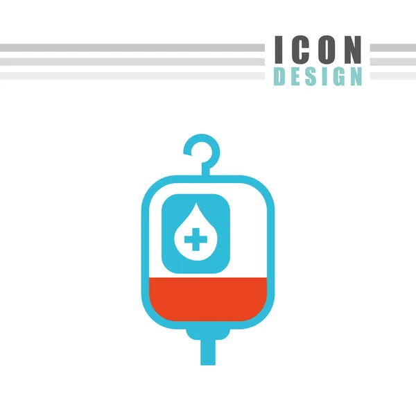 Icône médicale design — Image vectorielle