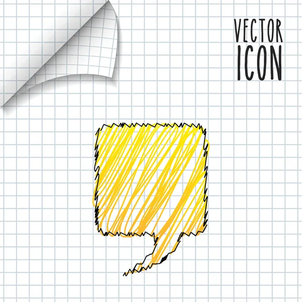 Balónek ikony designu — Stockový vektor