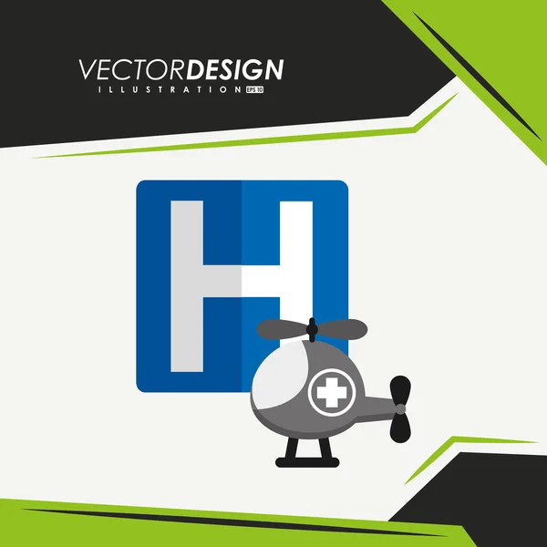 Design de ícone médico — Vetor de Stock