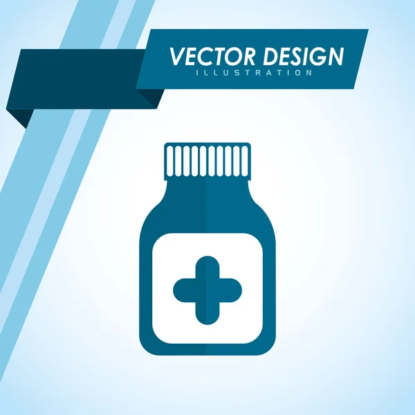 Diseño del icono médico — Vector de stock