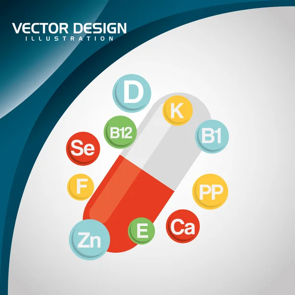 Design de ícone médico — Vetor de Stock