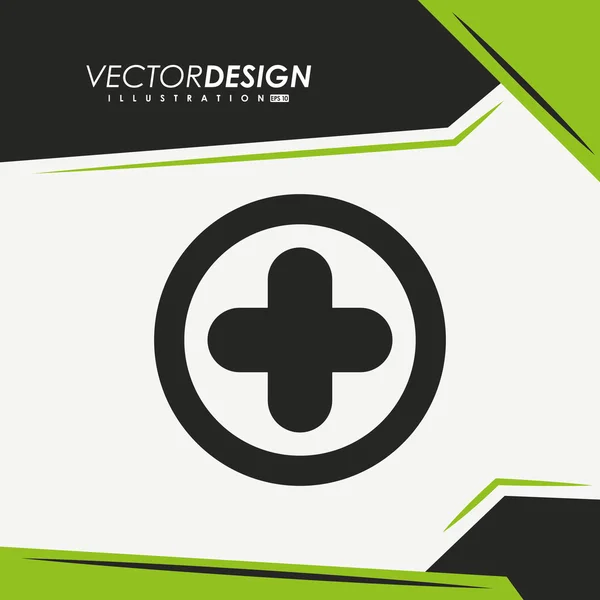 Diseño del icono médico — Vector de stock