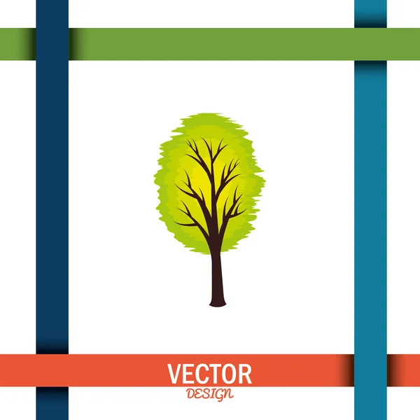 Design de ícone de natureza — Vetor de Stock