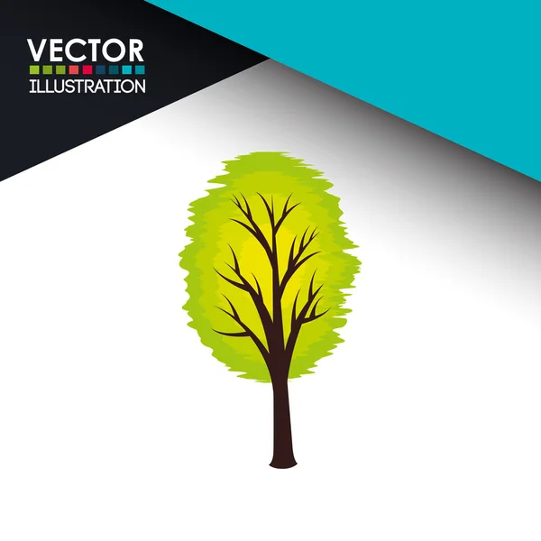 Natuur pictogram ontwerp — Stockvector