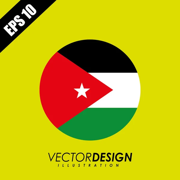 Σημαία εικονίδιο σχεδιασμός — Διανυσματικό Αρχείο