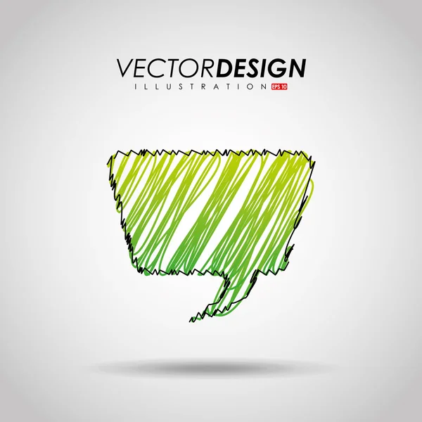 Design de ícone de balão — Vetor de Stock