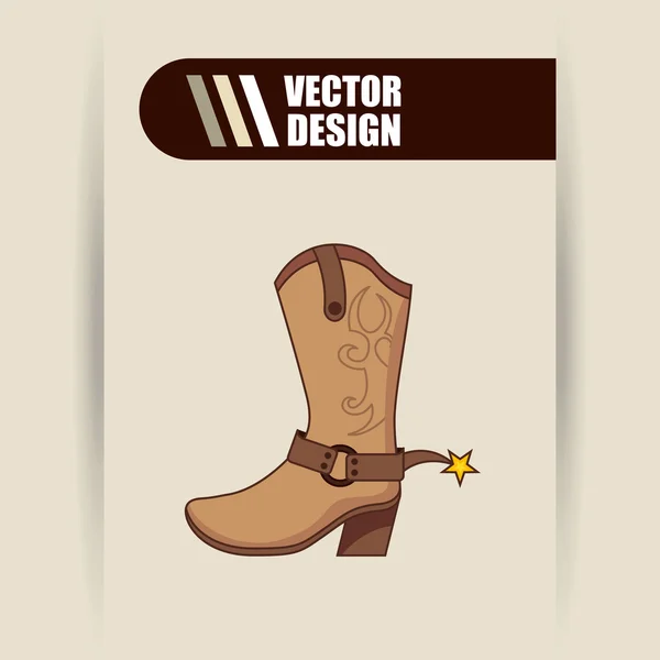 Diseño del salvaje oeste — Vector de stock