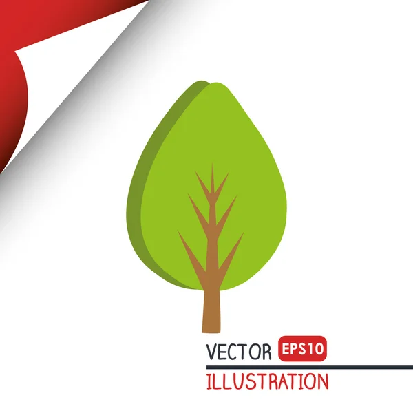 Design de ícone de natureza , — Vetor de Stock