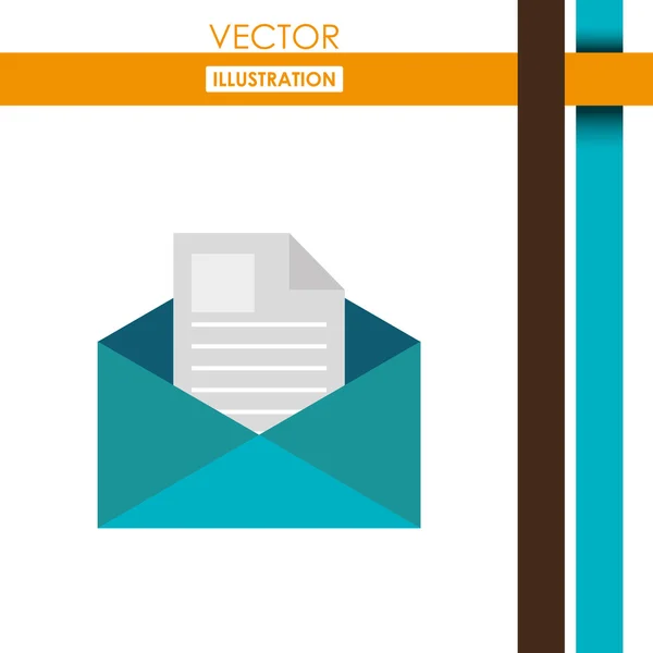 Icône lettre design — Image vectorielle