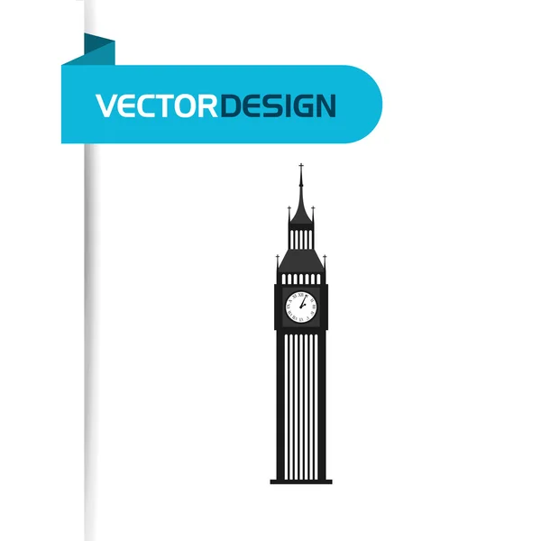 Projeto de monumento europeu — Vetor de Stock