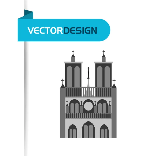 Projeto de monumento europeu —  Vetores de Stock