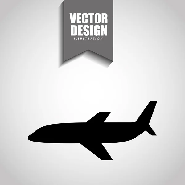 Letadla ikony designu — Stockový vektor
