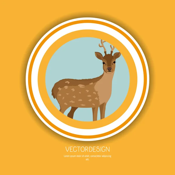 Nature icon design, — Stock Vector
