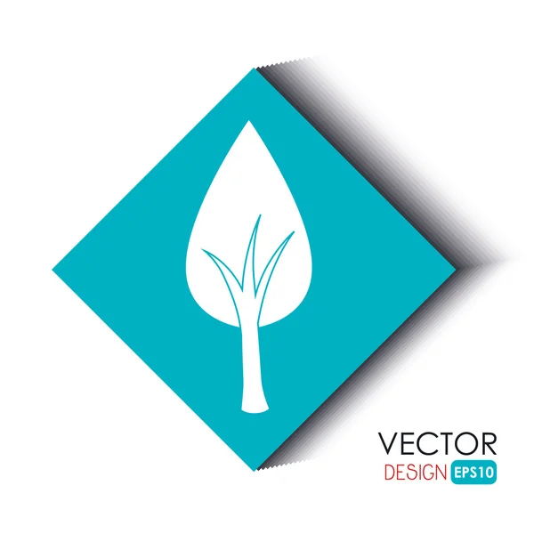 Design icône nature — Image vectorielle