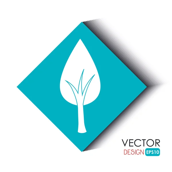 Design de ícone de natureza — Vetor de Stock