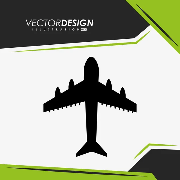 Конструкция самолета Icon — стоковый вектор