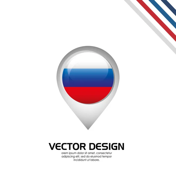 Дизайн иконки флага — стоковый вектор