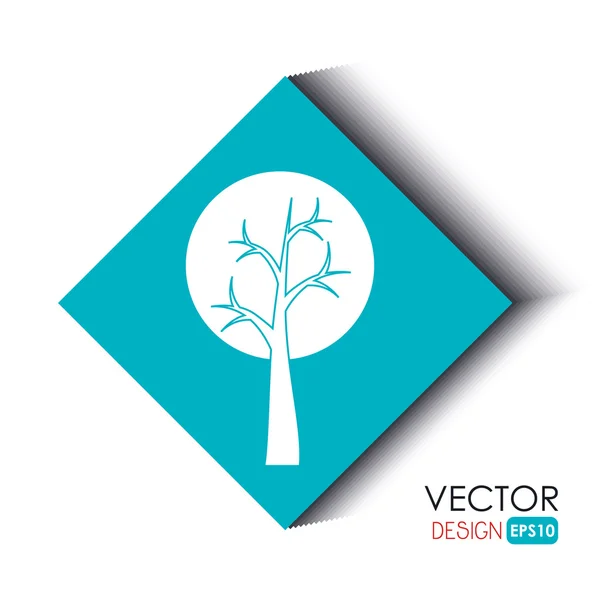 Design icona della natura — Vettoriale Stock