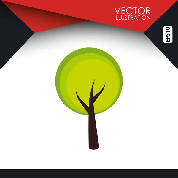 Naturaleza icono diseño , — Vector de stock