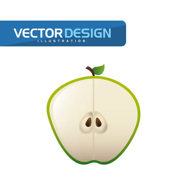 Delizioso design di frutta — Vettoriale Stock