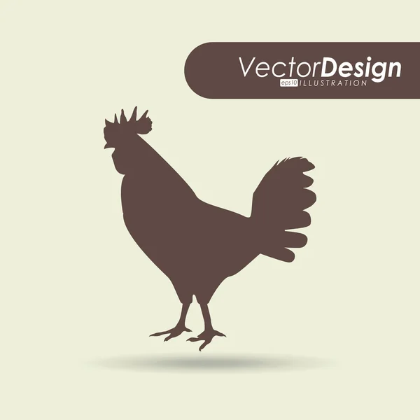 Dierlijk landbouwbedrijf ontwerp — Stockvector