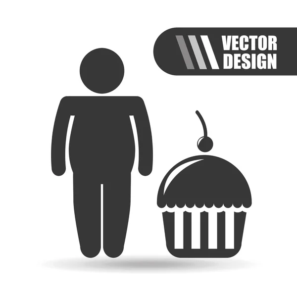 Piekarnia ikona designu — Wektor stockowy