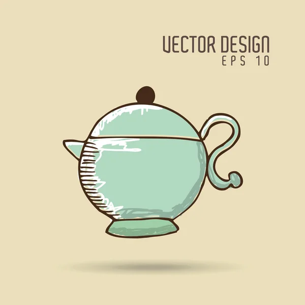 Délicieux design de café — Image vectorielle