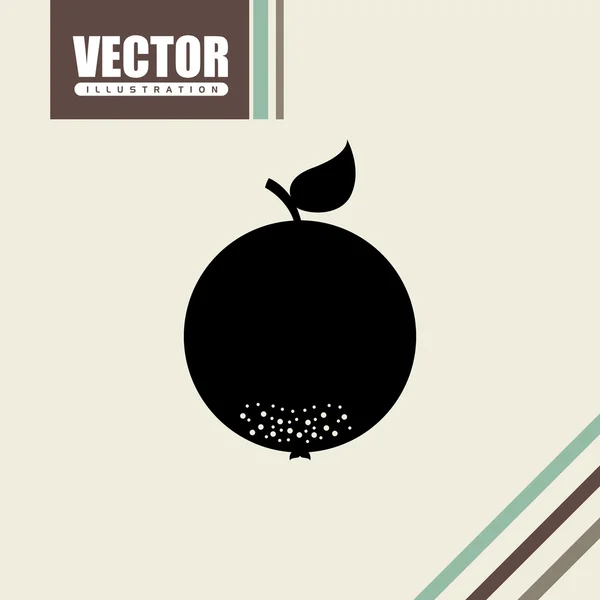 Delicioso design de frutas —  Vetores de Stock