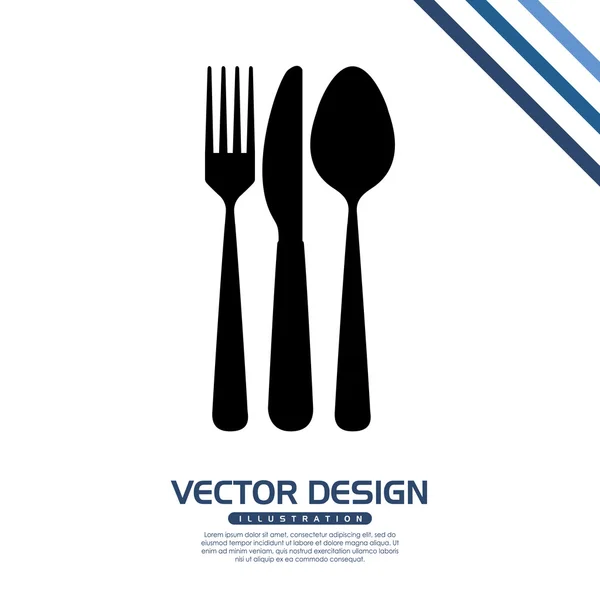 Design de menu restaurante — Vetor de Stock