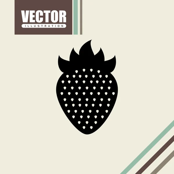 Delicioso design de frutas —  Vetores de Stock